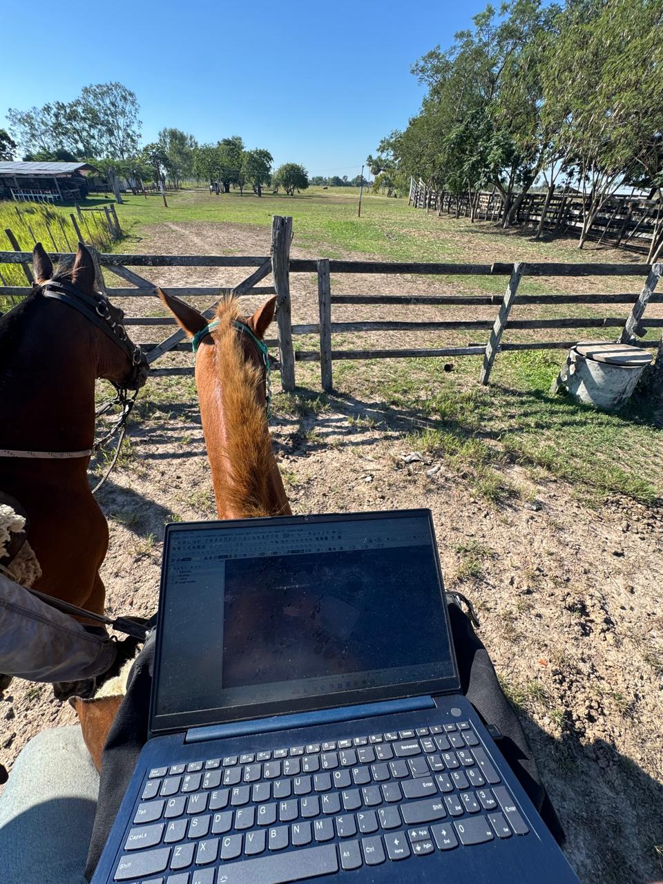 Relevamiento digital realizado a caballo